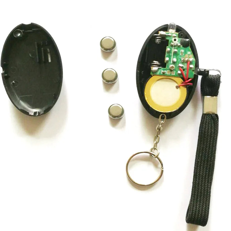 Security Protect Alert Self Defense Alarm Anti-wolf Girl Women Safety Emergency Self-defense Keychain Supplies Gadgets Tools