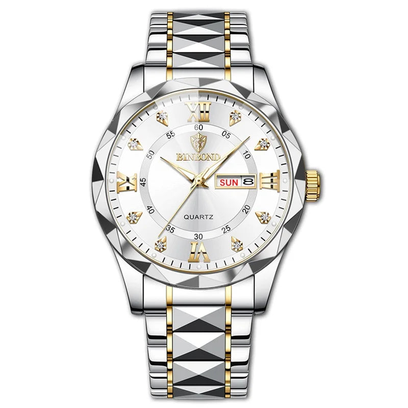 Fashion Business Watch Men Warterproof Sports Mens Watch Top Brand Luxury Clock Male Quartz Wristwatch Relogio Masculino 2024