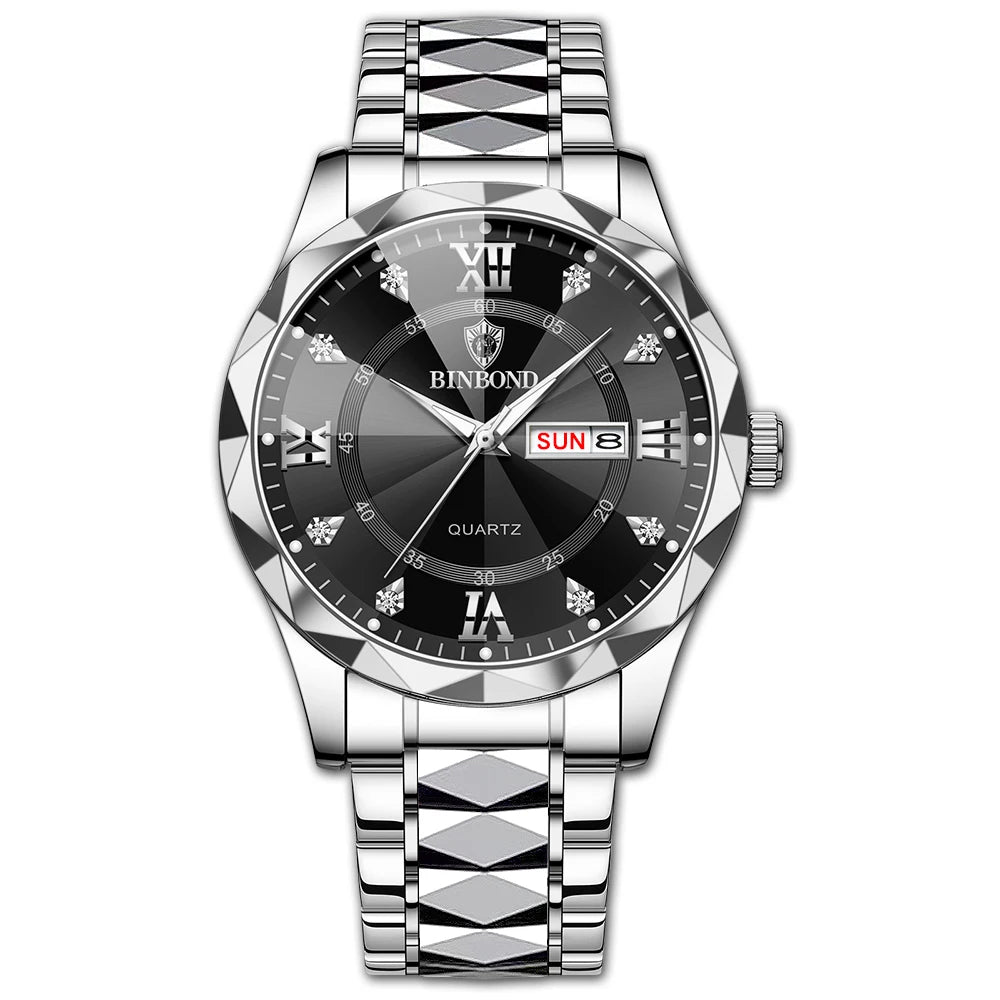 Fashion Business Watch Men Warterproof Sports Mens Watch Top Brand Luxury Clock Male Quartz Wristwatch Relogio Masculino 2024
