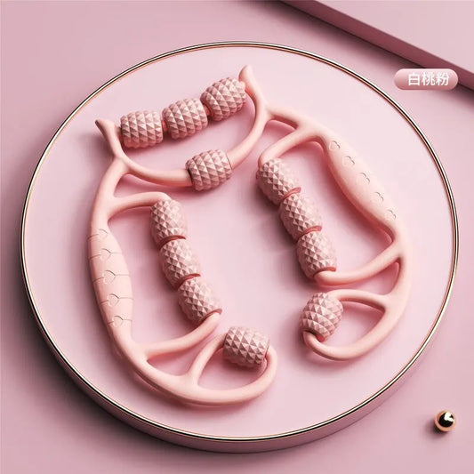 12 Rounds Of Circular Leg Slimming Muscle Stretching And Relaxation Massage Equipment, Leg Slimming Artifact, Circular Leg Clamp