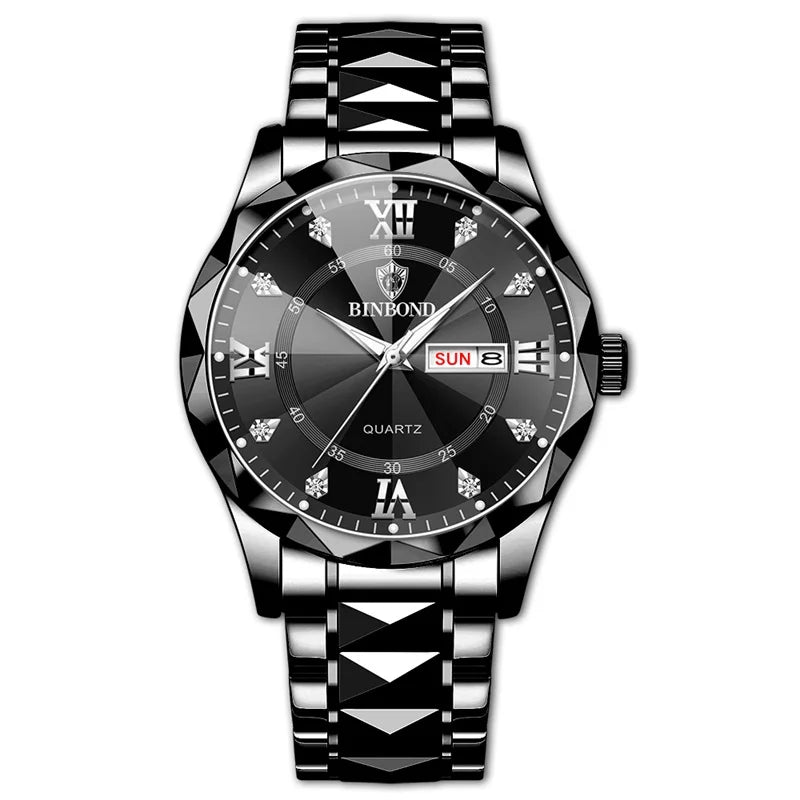 Fashion Business Watch Men Warterproof Sports Mens Watch Top Brand Luxury Clock Male Quartz Wristwatch Relogio Masculino 2024