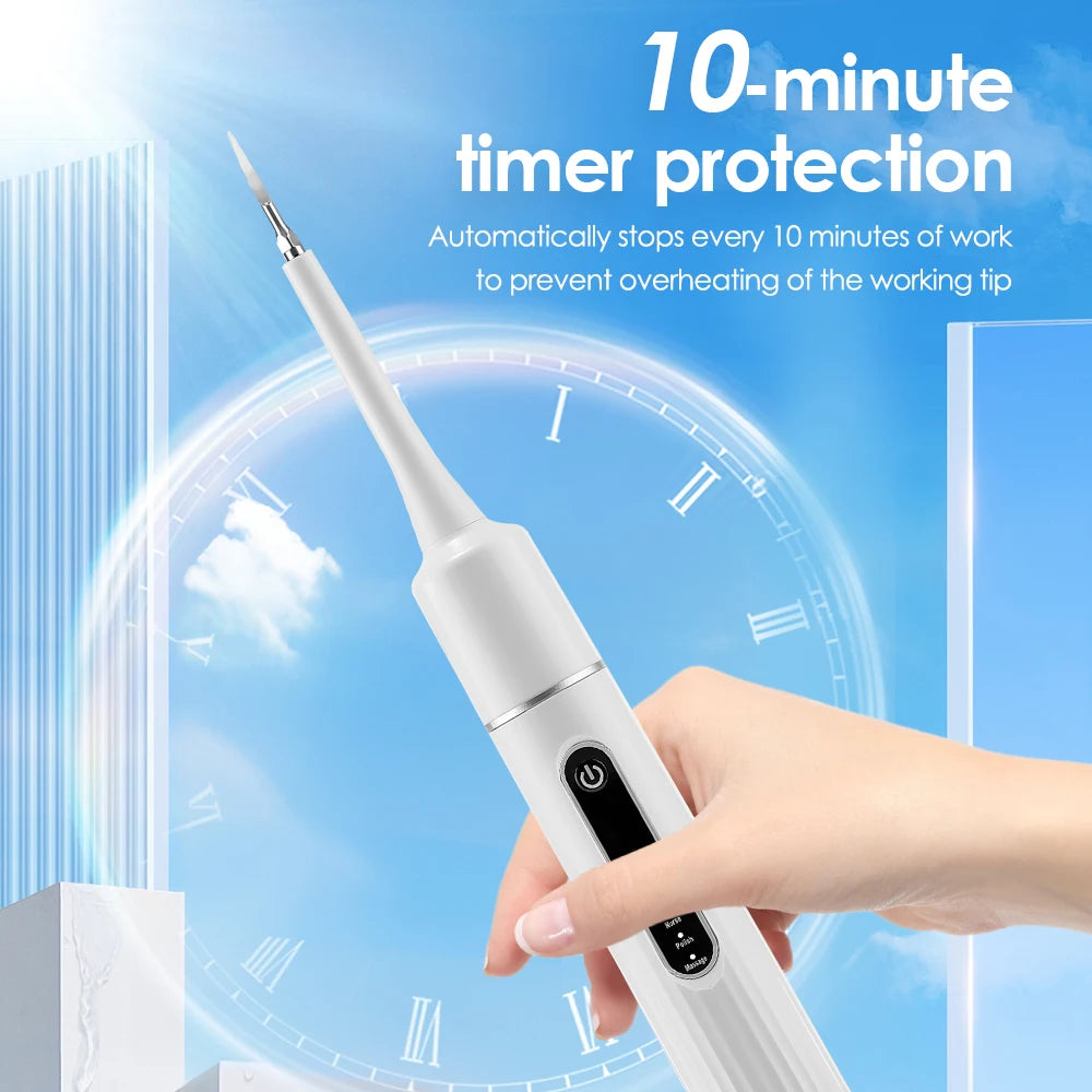 Electric Tooth Cleaner Waterproof Toothbrush Sonic Vibration Dental Scaler Plaque Calculus Tartar Remover Teeth Cleaning Tools