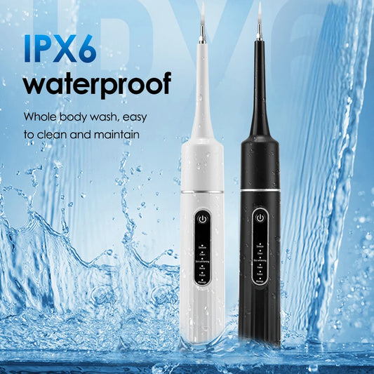 Electric Tooth Cleaner Waterproof Toothbrush Sonic Vibration Dental Scaler Plaque Calculus Tartar Remover Teeth Cleaning Tools