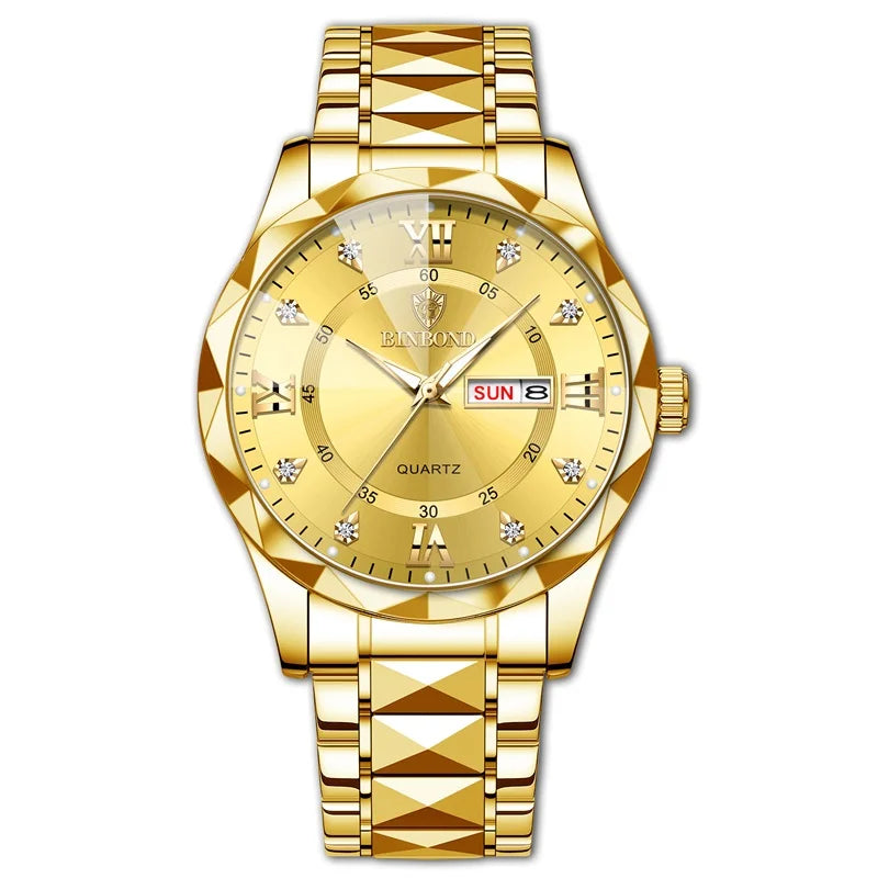 Fashion Business Watch Men Warterproof Sports Mens Watch Top Brand Luxury Clock Male Quartz Wristwatch Relogio Masculino 2024