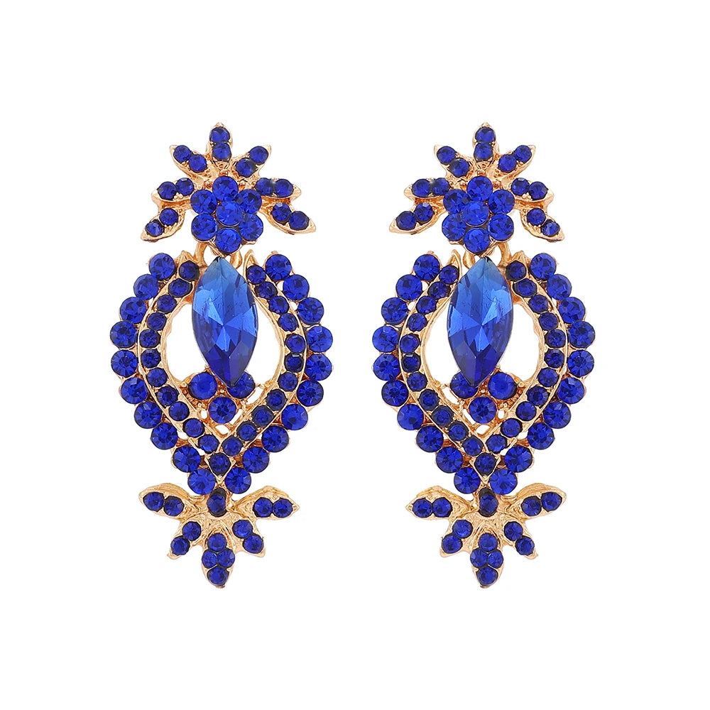 Geometric Classic Fashion Design Hanging Pendant Earrings For Women Luxury High Quality Sweet Romance Wedding Jewelry Accessorie