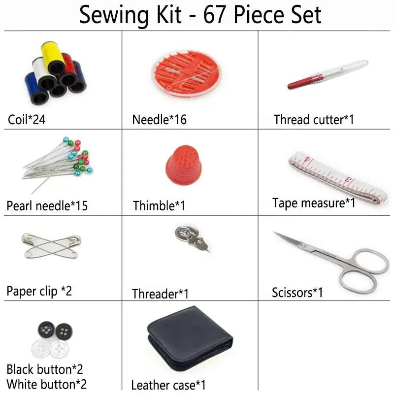 Sewing Kits DIY Multi-Function Sewing Box Set For Hand Quilting Stitching Embroidery Thread Sewing Accessories Sewing Tools Kits