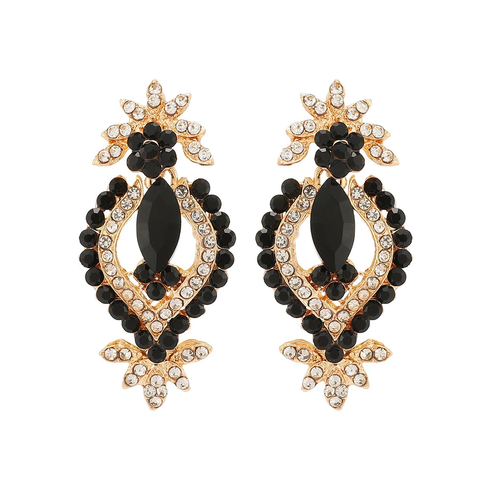 Geometric Classic Fashion Design Hanging Pendant Earrings For Women Luxury High Quality Sweet Romance Wedding Jewelry Accessorie