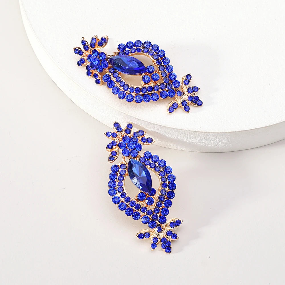 Geometric Classic Fashion Design Hanging Pendant Earrings For Women Luxury High Quality Sweet Romance Wedding Jewelry Accessorie