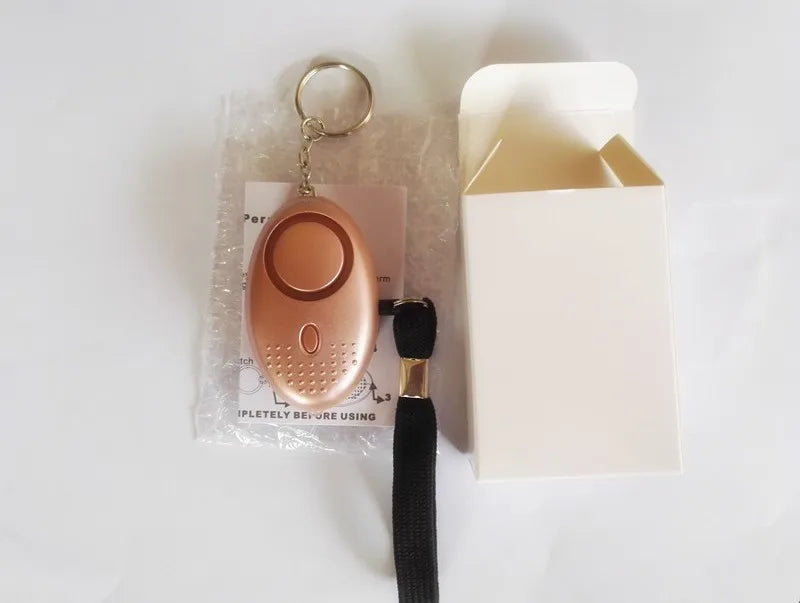 Security Protect Alert Self Defense Alarm Anti-wolf Girl Women Safety Emergency Self-defense Keychain Supplies Gadgets Tools